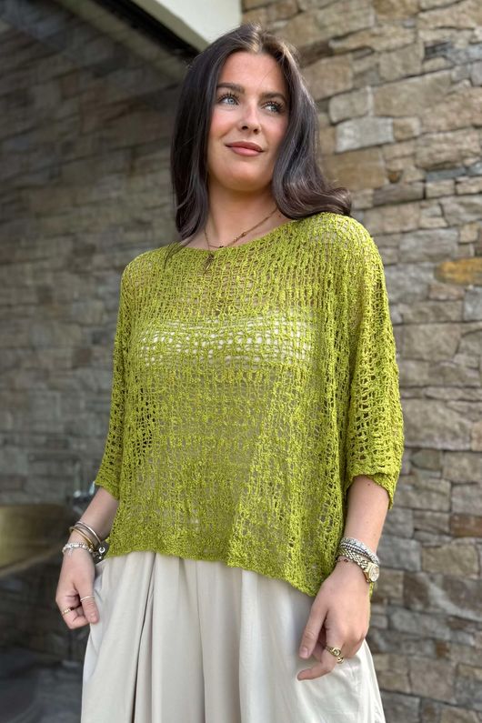  Cloud Loose Box Knit Olive /2=